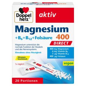 DOPPELHERZ Magnesium+B Vitamine DIRECT Pellets