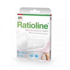 RATIOLINE Wundverband 10x8 cm steril